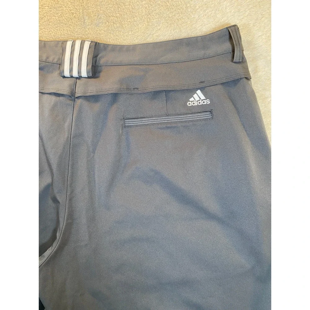Adidas ClimaCool Golf Shorts Men's SZ 40 Gray Stretch Performance