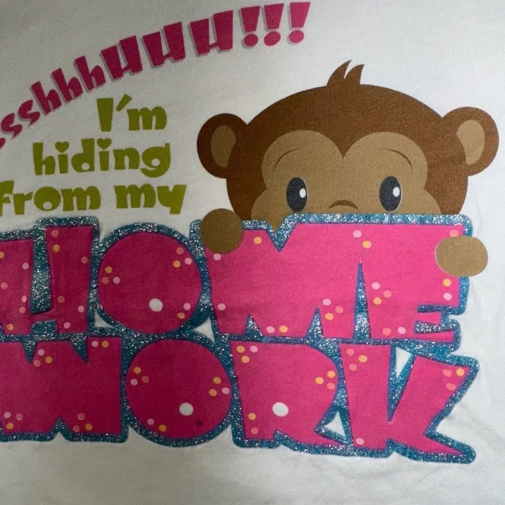 The Childrens Place monkey hiding