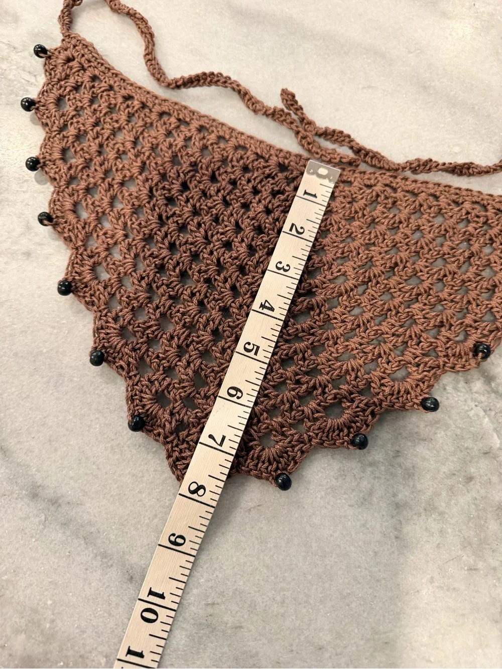 Handmade crochet kerchief