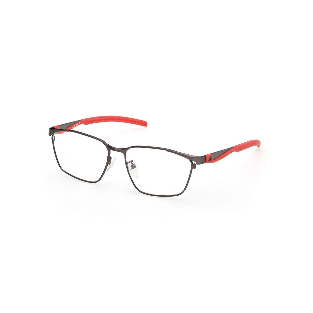 NWT Adidas SP5099 Gray Red 56mm Eyeglasses
