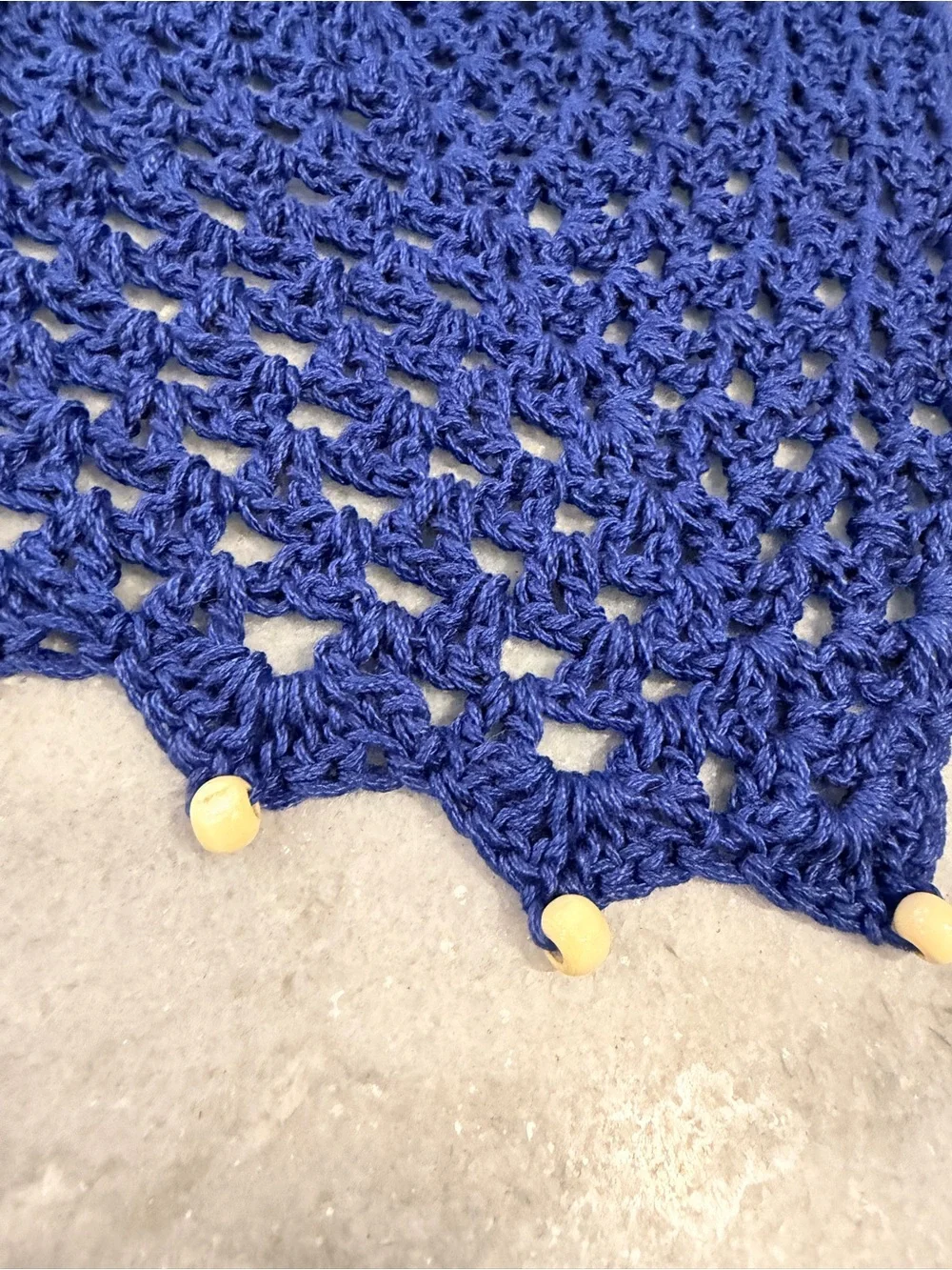Handmade crochet kerchief