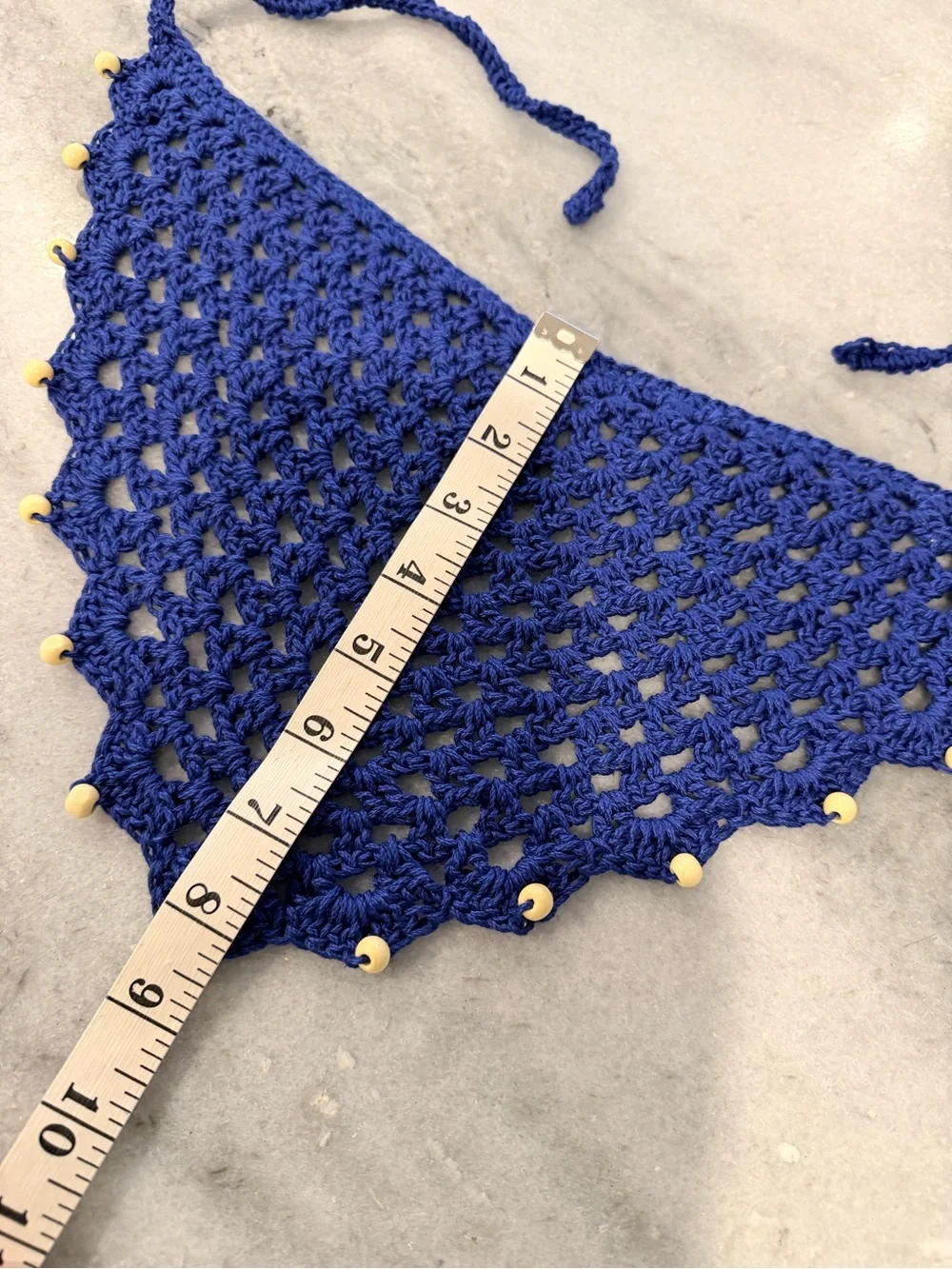 Handmade crochet kerchief
