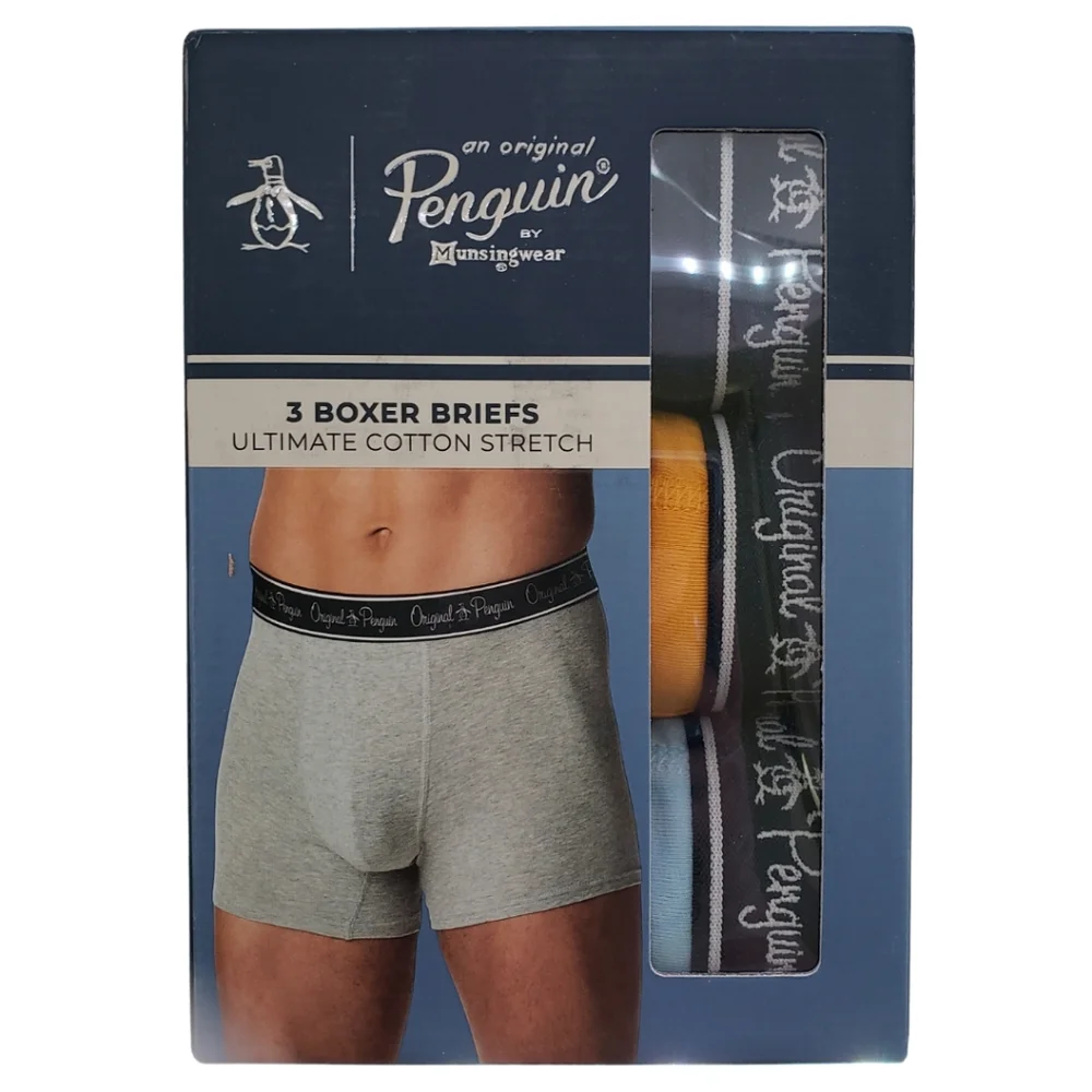 ORIGINAL PENGUIN Men's Boxer Briefs 3 Pairs Small NWT