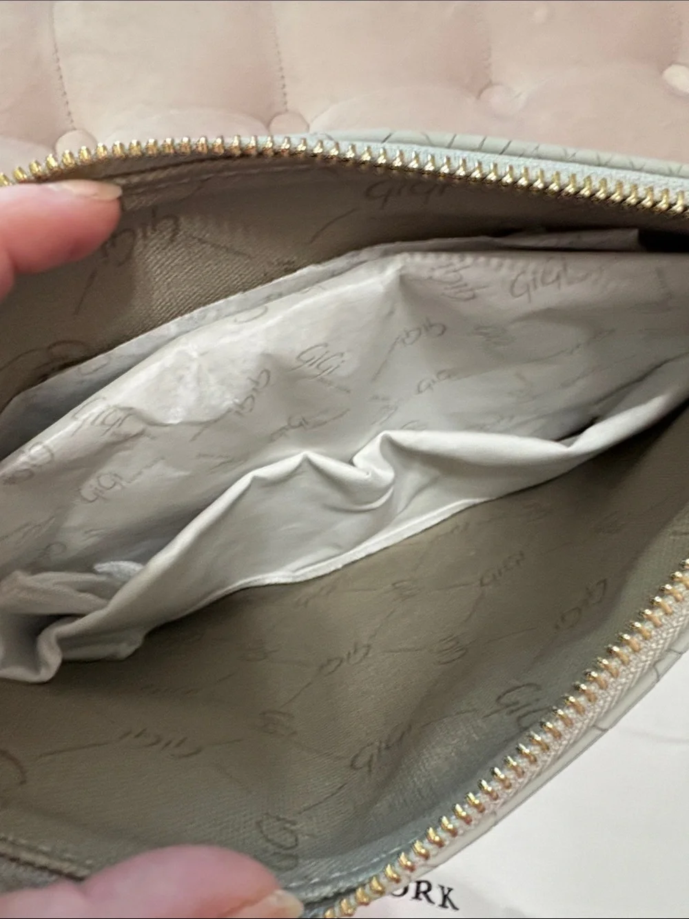 GiGi New York hardware leather