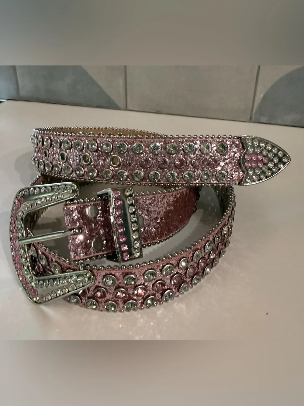 N/A heavy bedazzled
