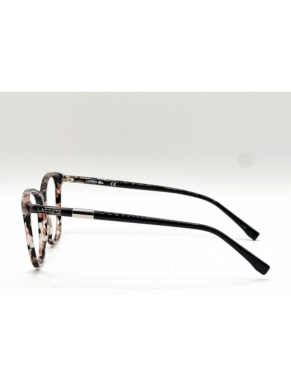 Lacoste L2822 002 Marble Black Rose Cat Eye Authentic Eyeglass Frames 53-14