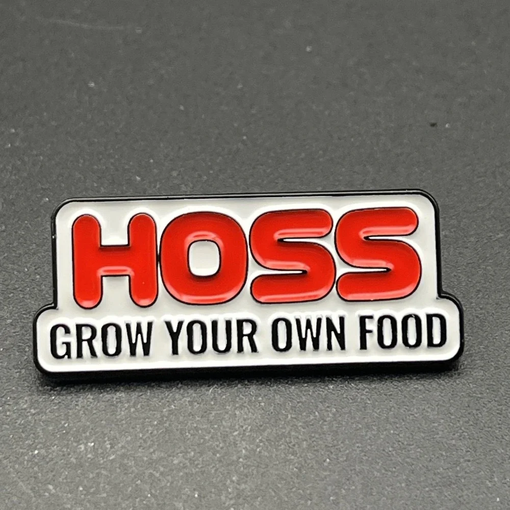 Hoss Grow Your Own Food‎ Garden Company Lapel Hat Pin