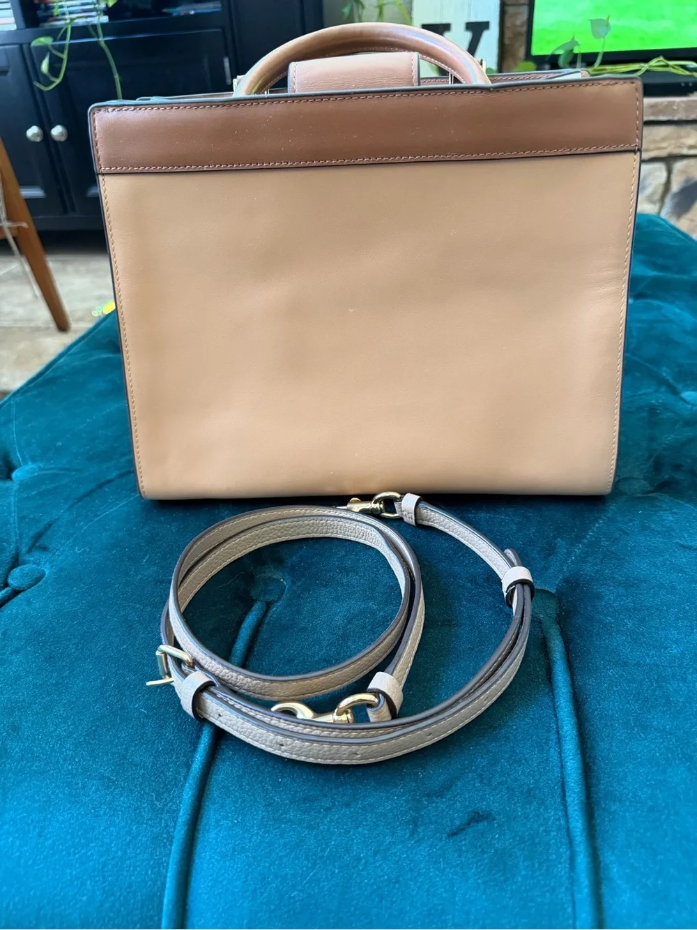 kate spade structured satchel