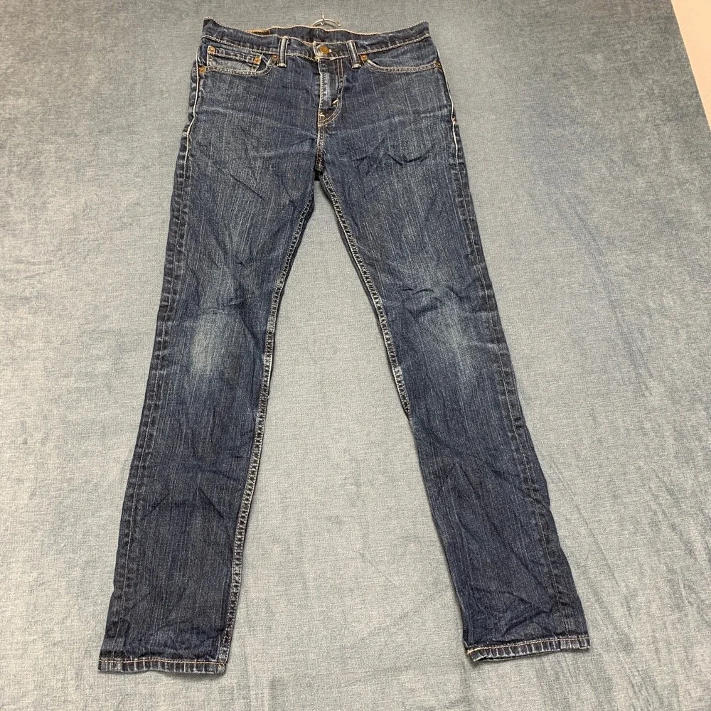 Levi's 511 Jeans Men's 31x32 Blue Denim Stretch Red Tab Streetwear Straight Leg