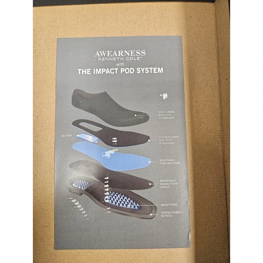 Kenneth Cole Awearness Mens Floyd Black Lace up Oxfords Size 13D New