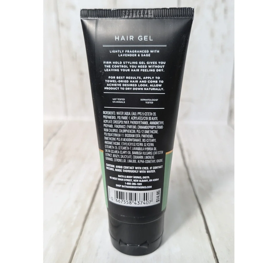 Bath & Body‎ Works Hair Gel Mens 3.4oz Bamboo Extract Vitamin B5 Discontinued