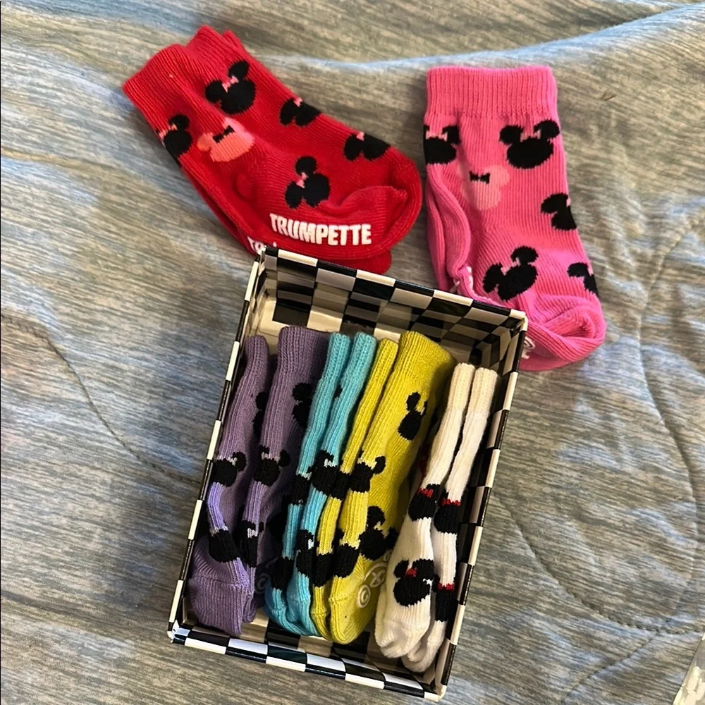 Minnie by Trumpette Pink Bow Socks Set