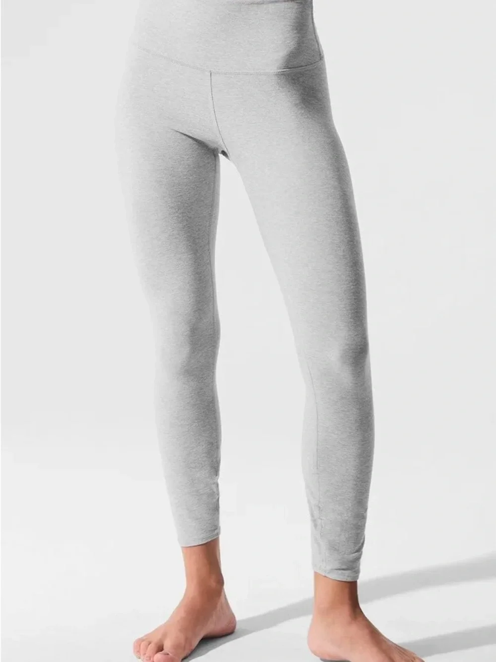 ALO Yoga Heather Grey High-Waist Leggings