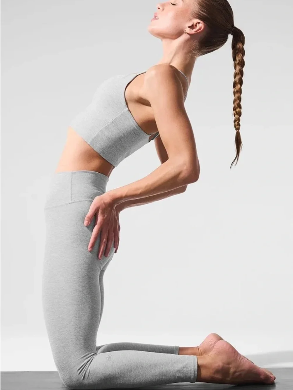 ALO Yoga Heather Grey High-Waist Leggings