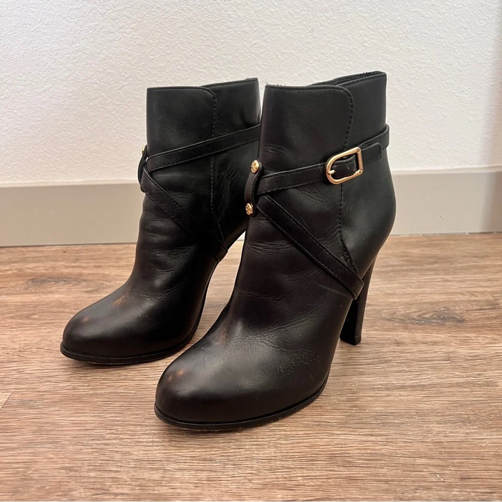 Tory Burch worn all leather