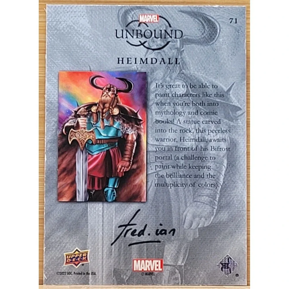 2022 MARVEL UNBOUND HEIMDALL‎ BASE #D/999