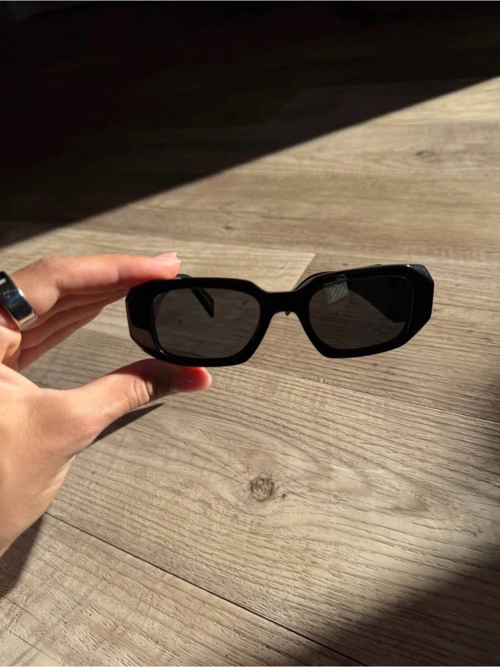 Prada bold rectangular