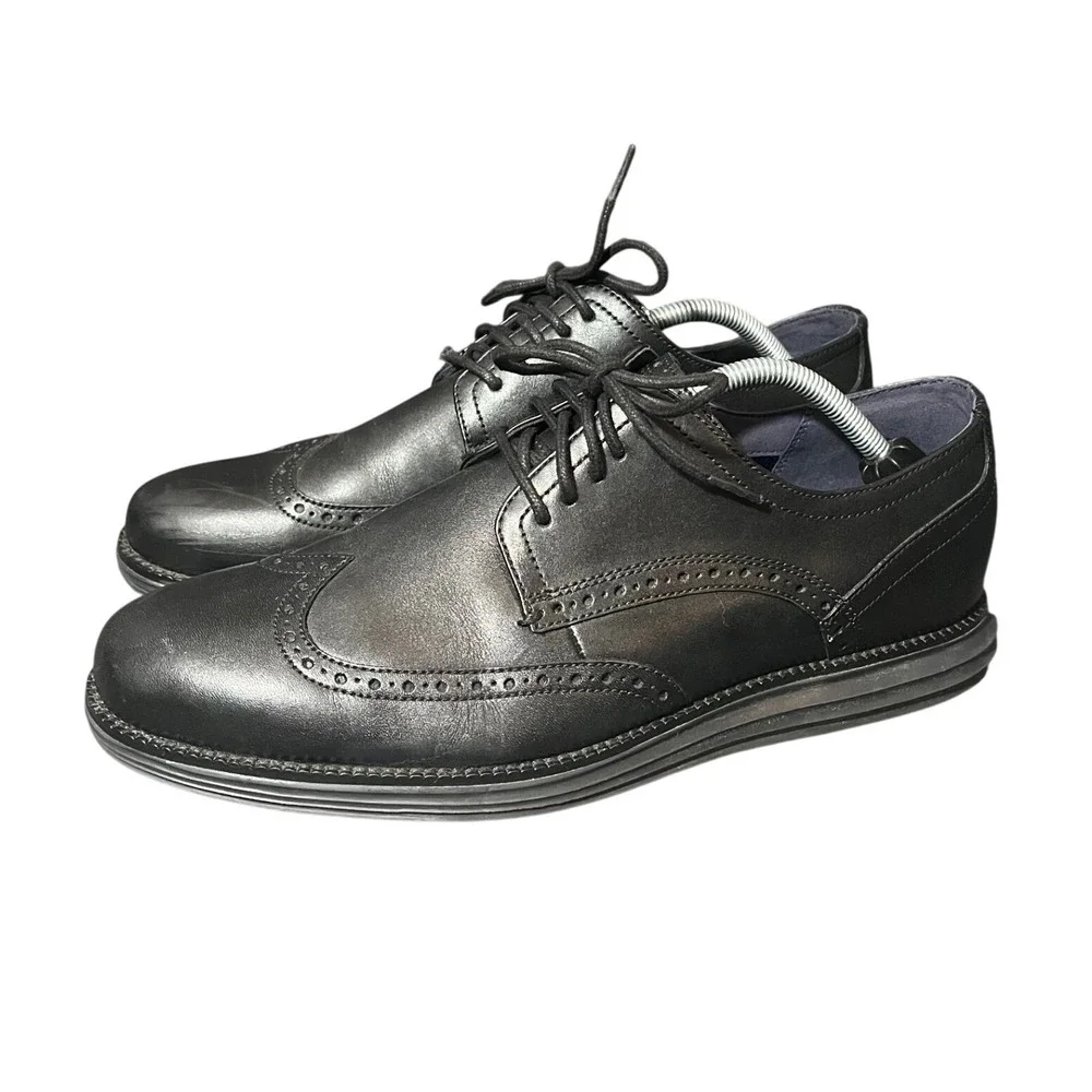 Cole Haan OriginalGrand Wingtip Oxford Mens 11M Black Leather C27984