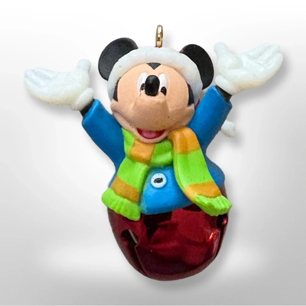 2004 Mickey Mouse Welcome Sound Disney Hallmark Miniature Christmas Ornament