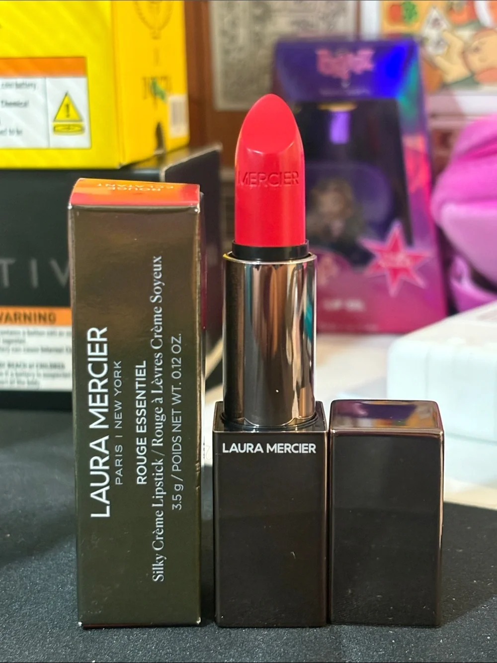 Laura Mercier Silky Crème Lipstick — Rouge Eclatant