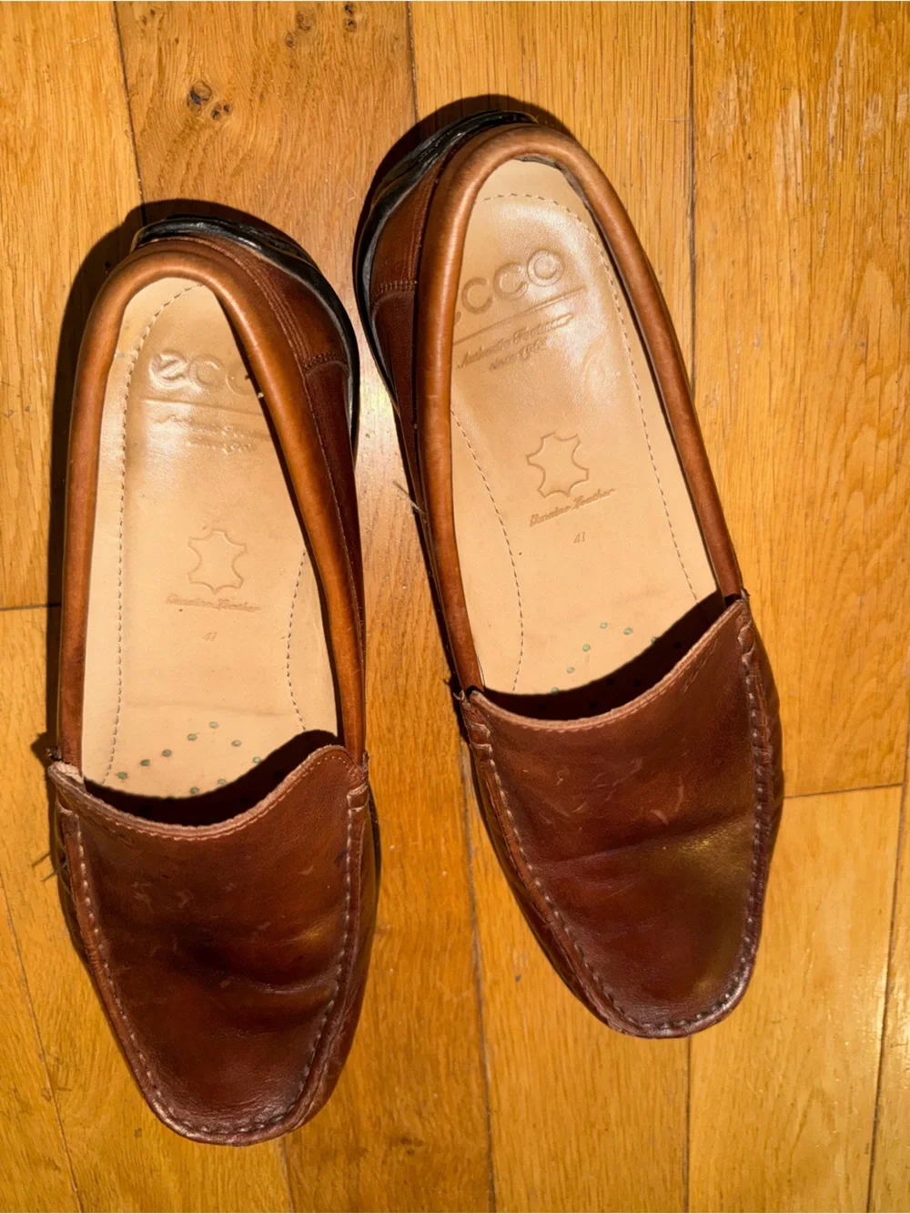 Ecco smooth chestnut