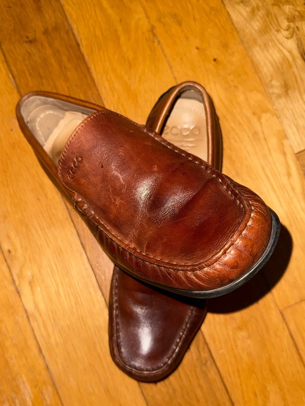 Ecco smooth chestnut