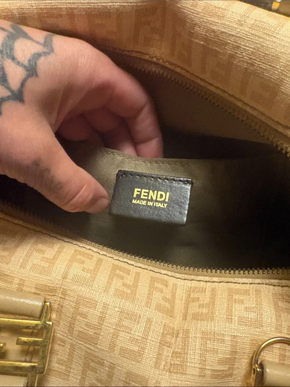 Fendi satchel all