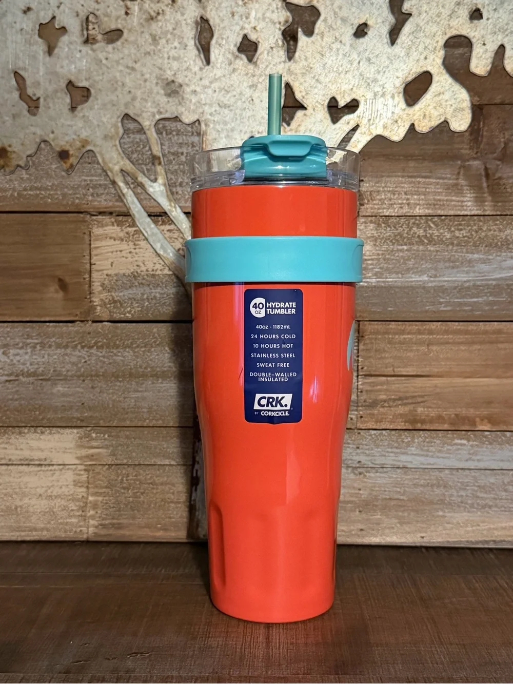 Corkcicle bright coral