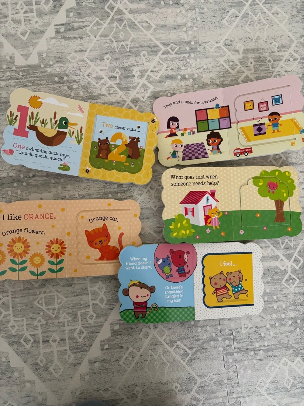 Set of 5 Baby Lift a Flap Books