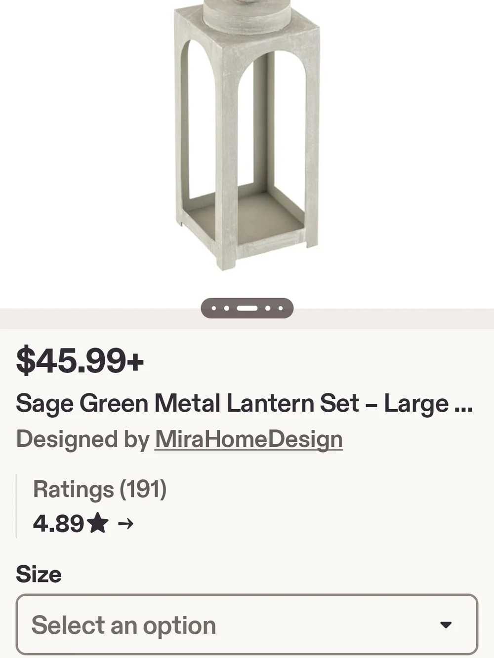 Big Lantern/Candle Holder