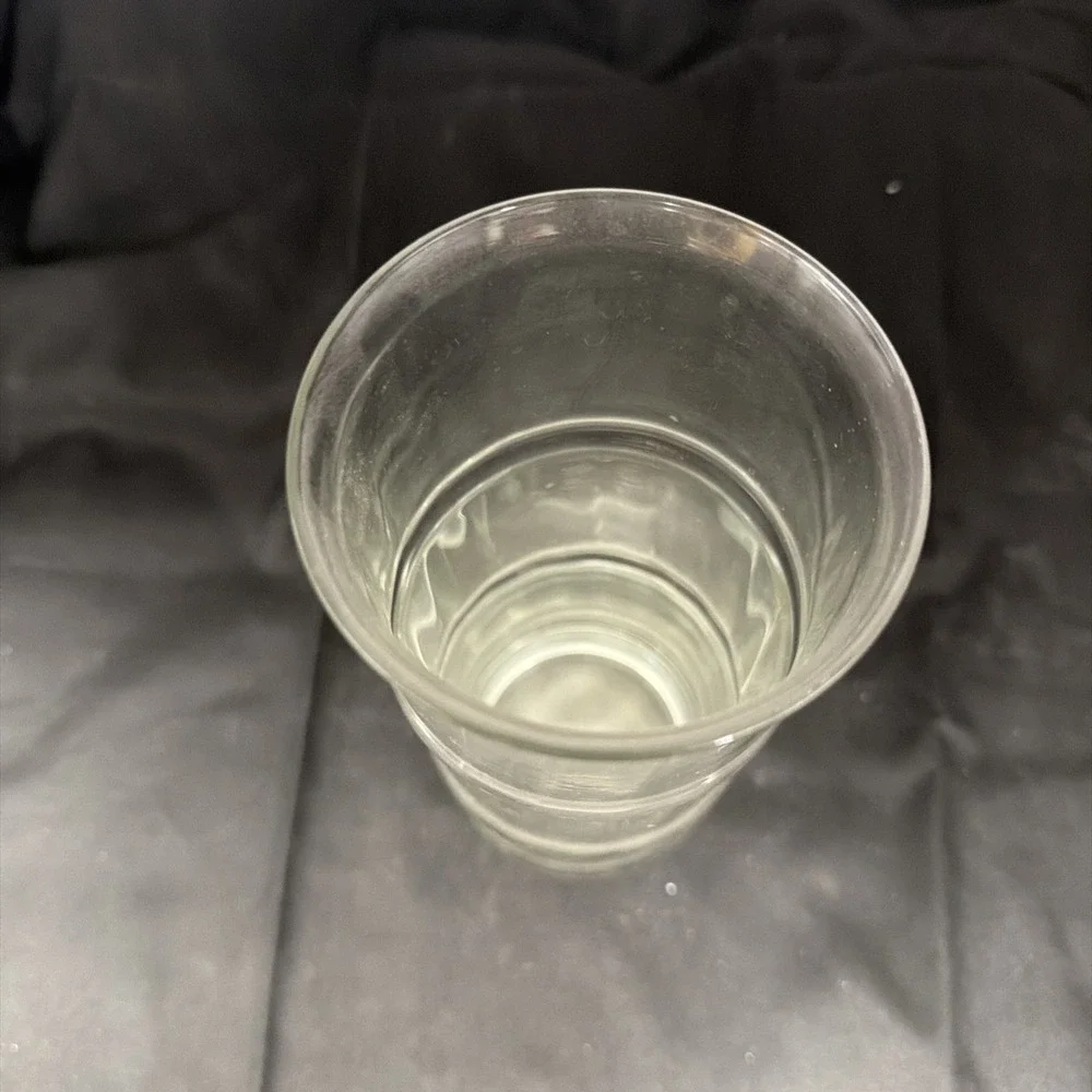 Clear Shot Glass T  Odd Shaped