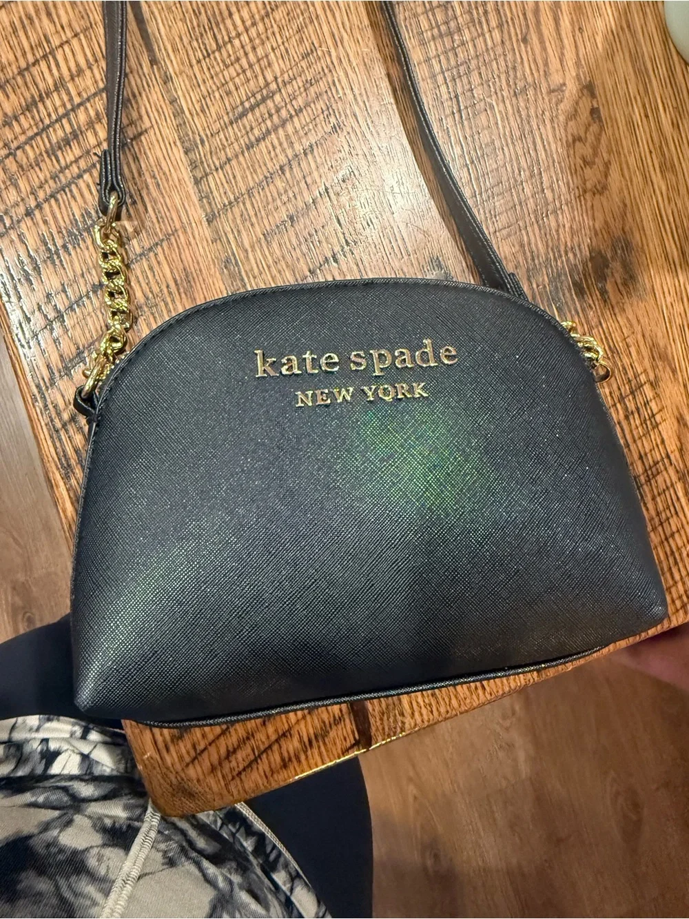 kate spade Black Gold-Accent Crossbody Bag