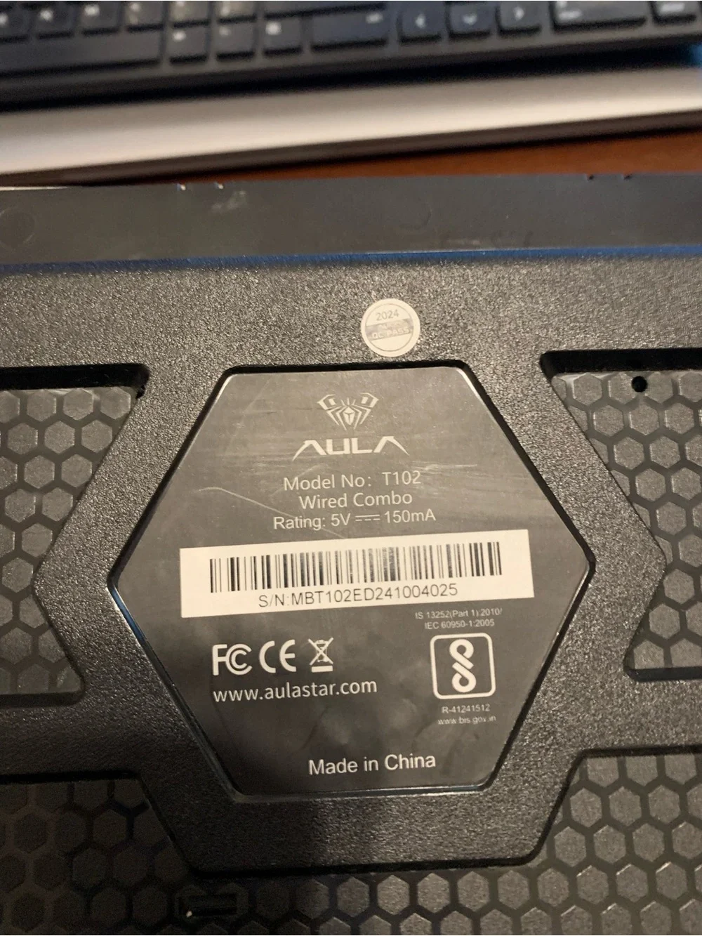 Aula t102 wired