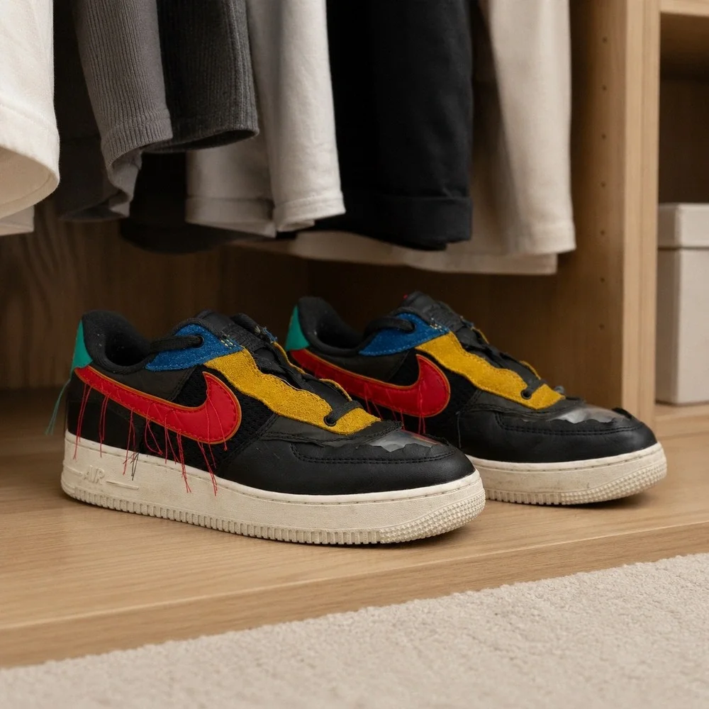 Nike Air Force 1 Low BHM 2020 Black History Month Mens 8.5 Limited Edition