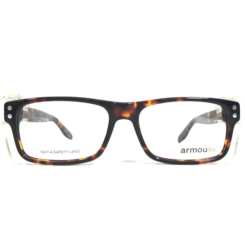 Armour Safety Eyeglasses Frames 7001P DA Tortoise Side Shields Z87-2+ 50-16-140