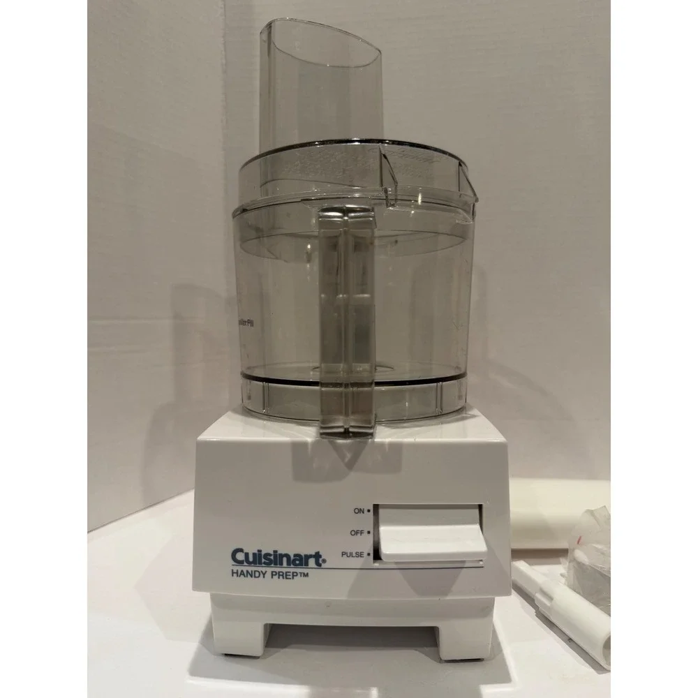 Cuisinart Handy Prep 3 Cup Food Processor  Model DFP-3 Pulse Function EUC
