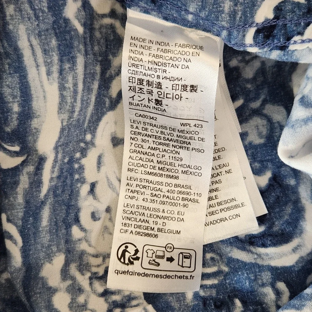Levis measurements shoulder