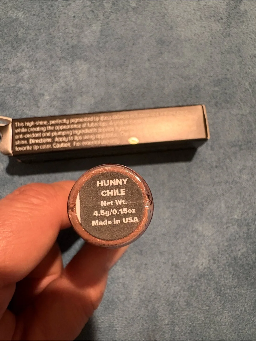 Belle Beauty by Kim Gravel Glosse Posse Lip Gloss Hunny Chile NIB