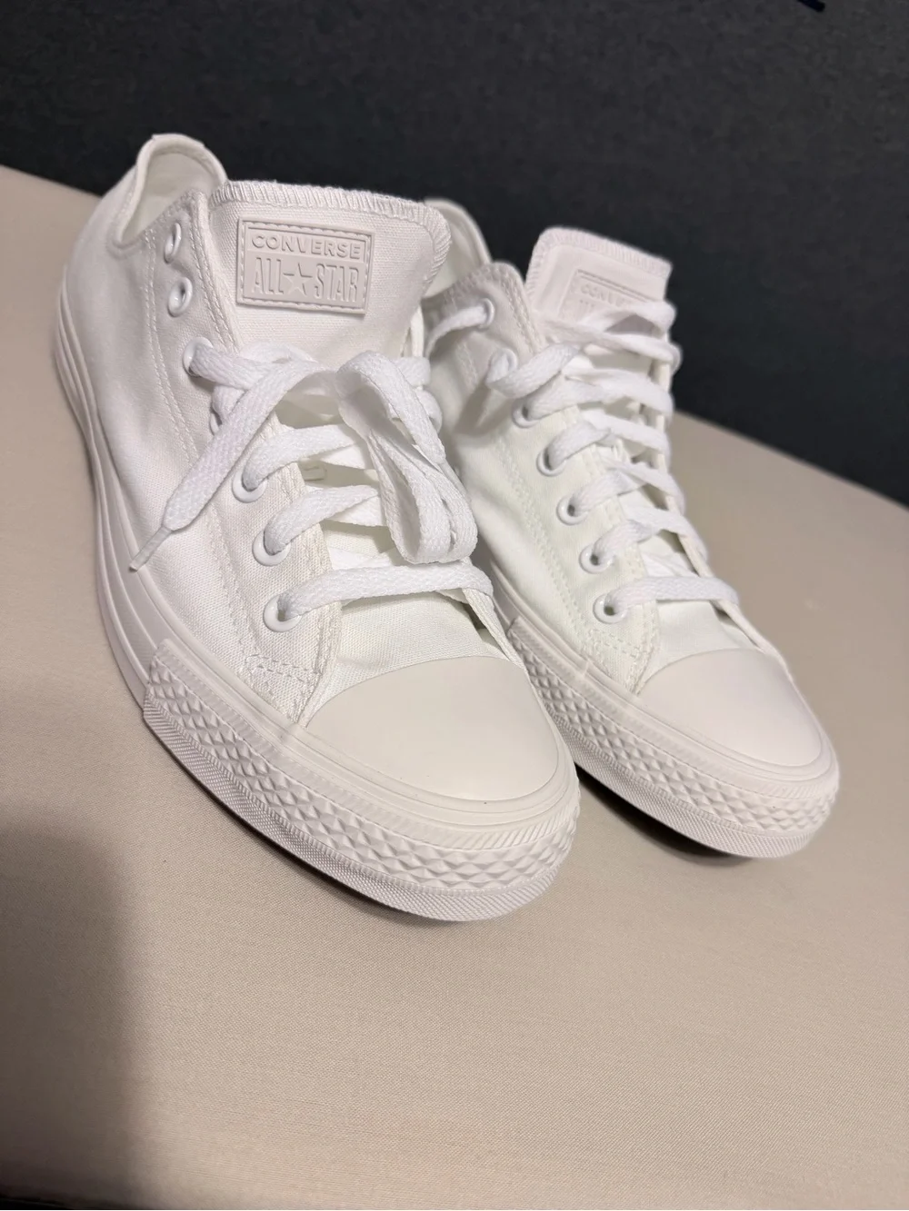 Converse White Low Top All Star Sneakers