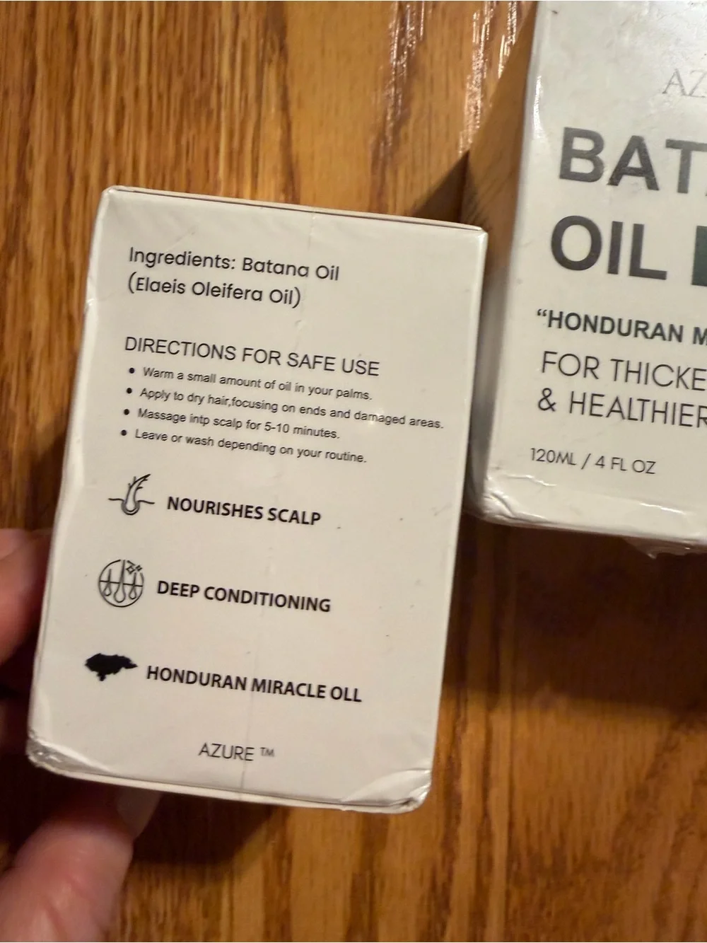 Azure batana oil