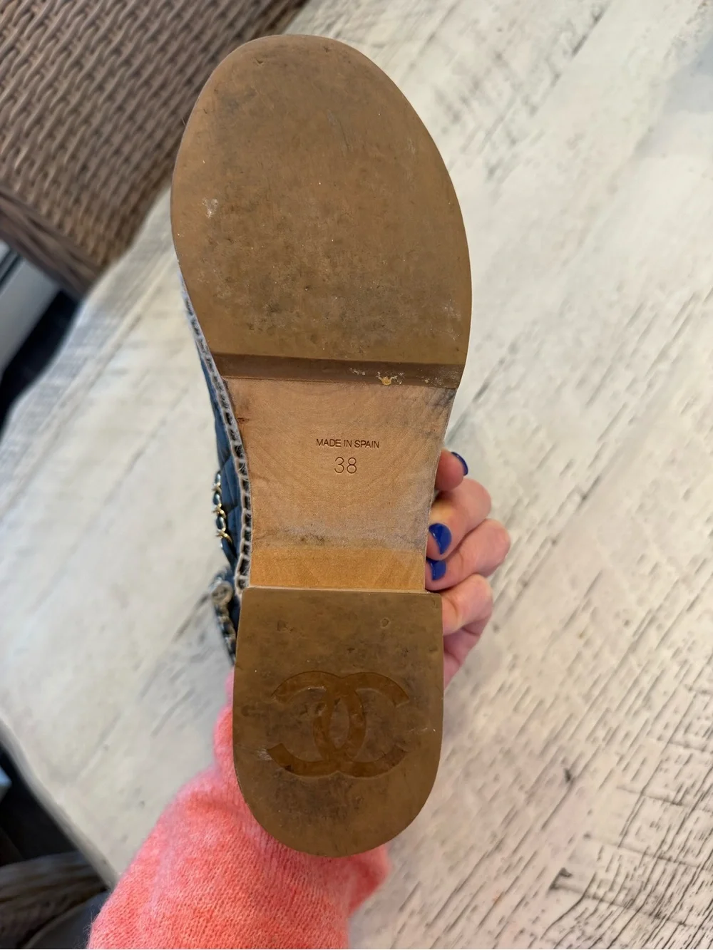 CHANEL quilted lambskin