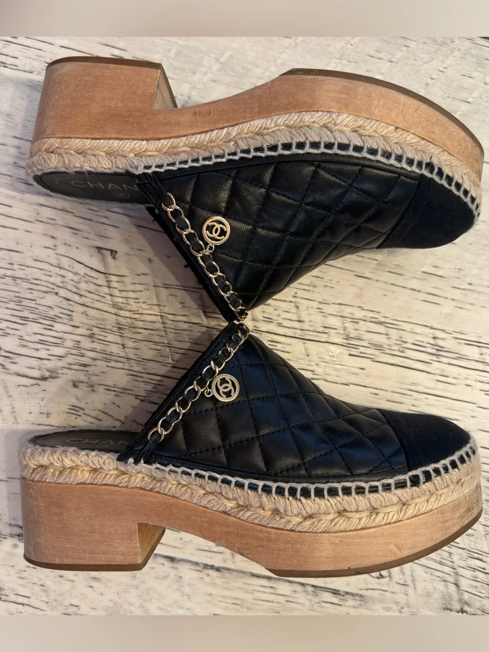 CHANEL quilted lambskin