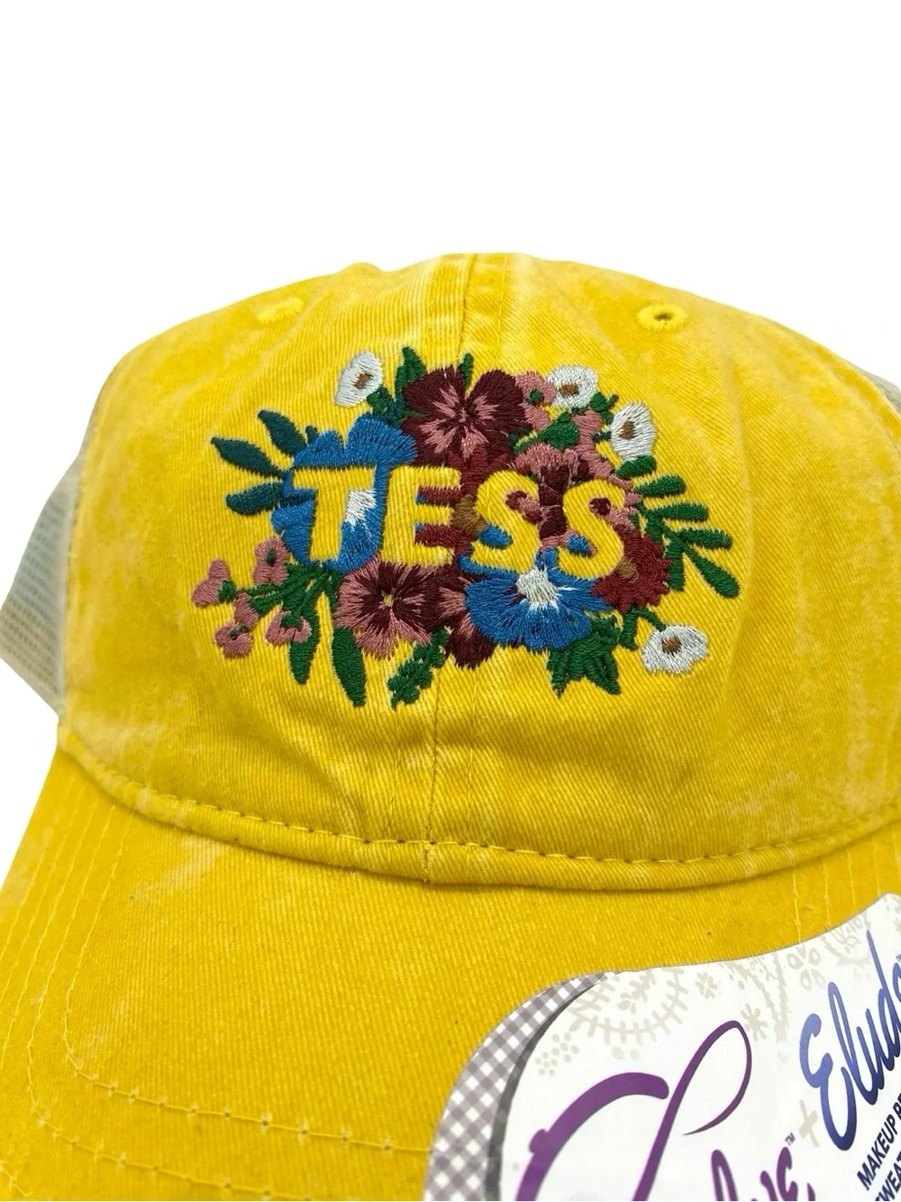 Infinity Tess Embroidered Evolve +Elude Women’s Mesh Strapback Trunk Hat New