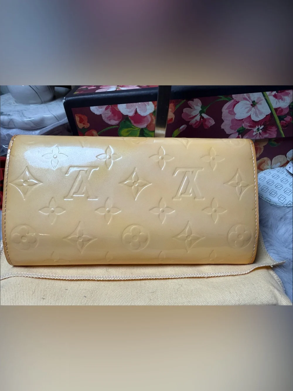 Louis Vuitton glossy patent