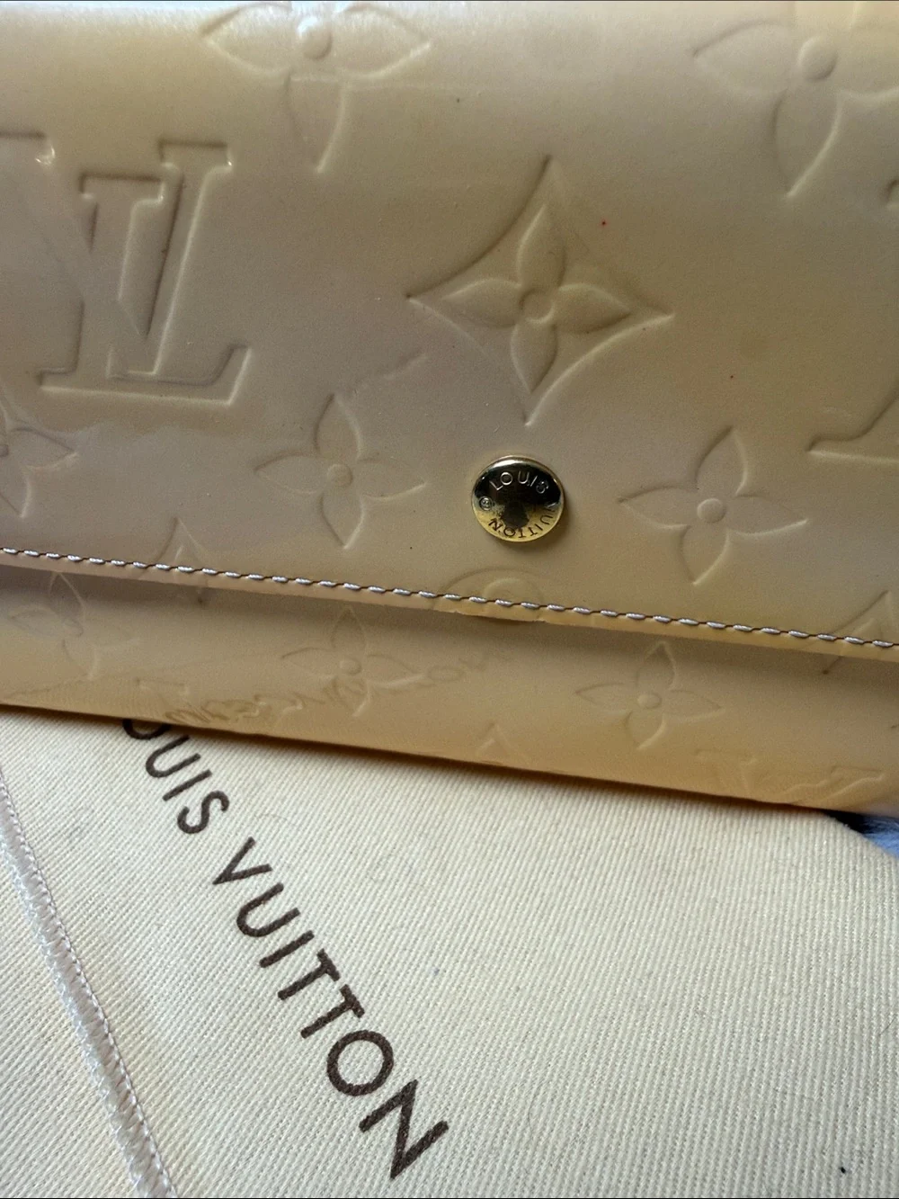 Louis Vuitton glossy patent