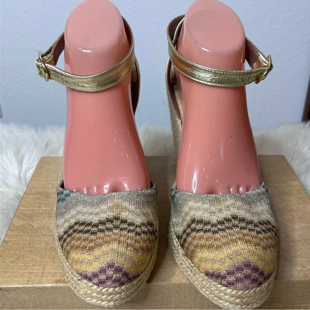 Missoni Multicolor Wedge Heels