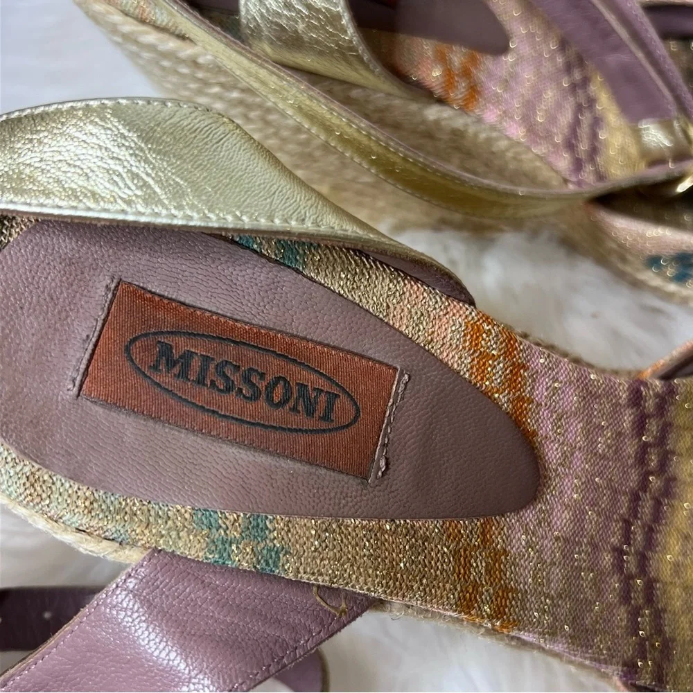 Missoni Multicolor Wedge Heels