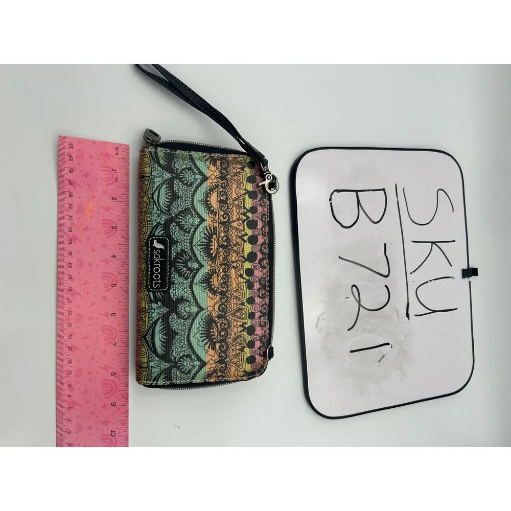 Sakroots Artist Circle Large Smartphone Wristlet Multicolor Boho Tribal B721