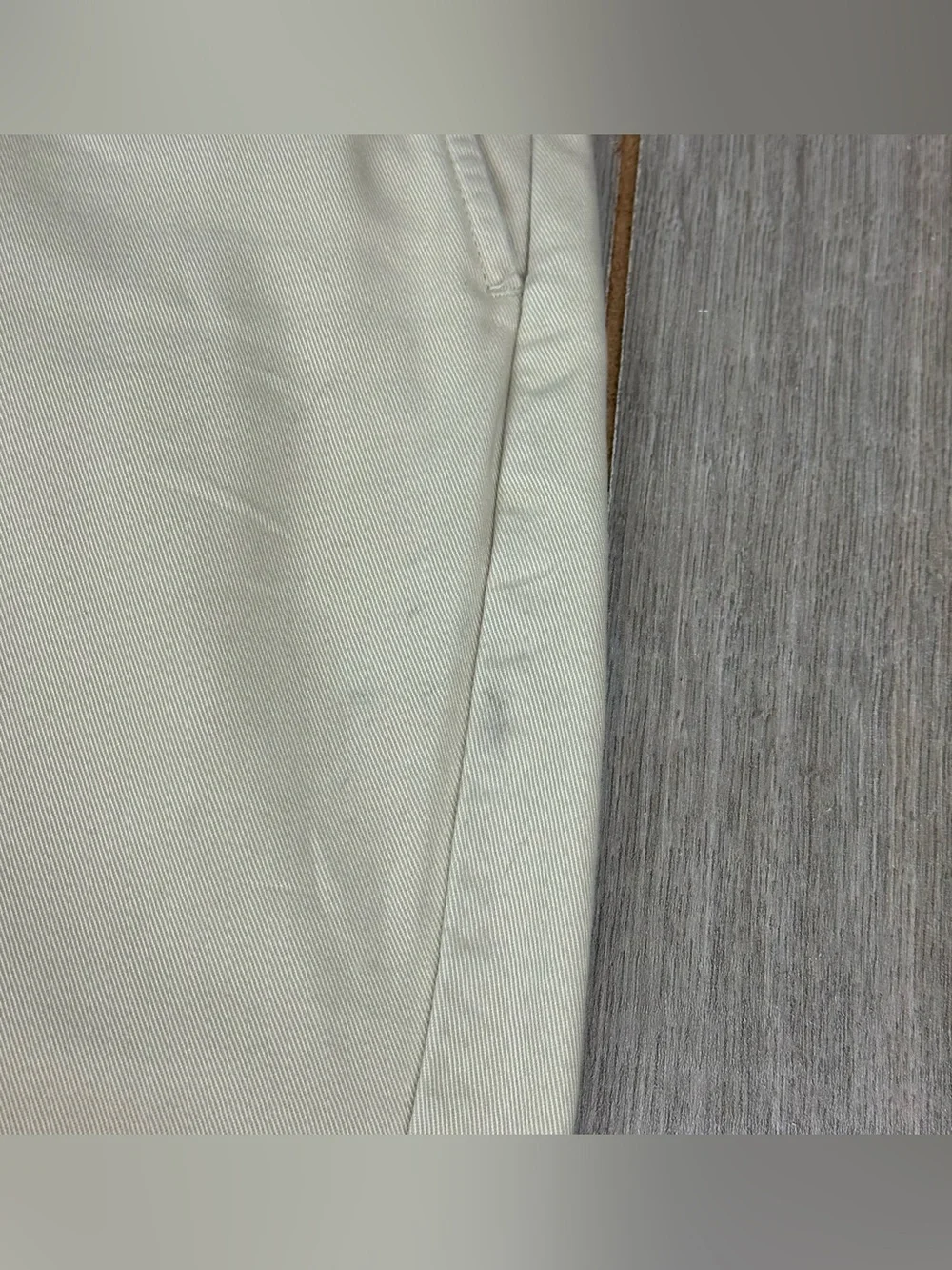 Polo Ralph Lauren Flat Front Chino pants 44x30 (tag 46Bx32) Spring Beige *stains