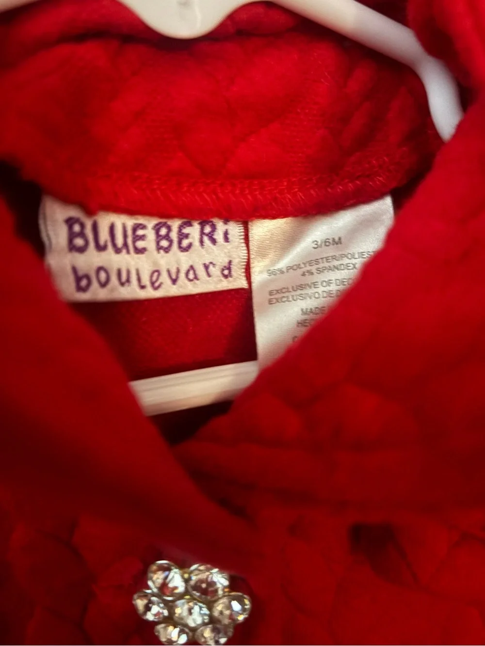 Blueberi Boulevard bright red